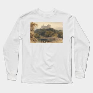 Belvoir Castle, Rutland by William Daniell Long Sleeve T-Shirt